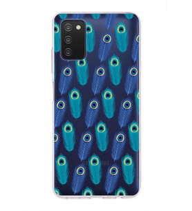 PrintiFy Samsung Galaxy A03S ile Uyumlu 1mm Slim Fit Nazar Boncuğu 4 Baskılı Şeffaf  Kılıf