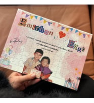 Çocukluk Fotoğraf Birleştirme, puzzle, Kişiye Özel yapboz, Konsept, Sevgiili Arkadaş (99 parça)
