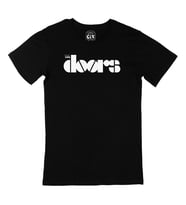 The Doors Logolu Siyah Tişört