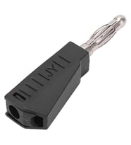 Powermaster IC-238D 4Mm Banana Jack Üçgen Konnektör Siyah