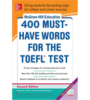 Mcgraw-Hill Education 400 Must-Have Words For The Toefl, 2Nd Edition (Çok Renkli)