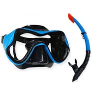 Star Diving Dalış Maskesi ve Snorkel Yetişkin - 51714-MAVİ