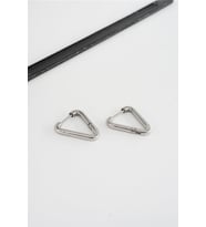 Kadın 316 L Paslanmaz Çelik 2 cm Üçgen Model Küpe