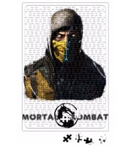 Mortal Kombat Scorpion and Sub Zero Puzzle 240 Parça Yapboz