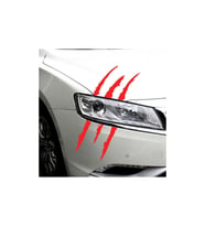 Kırmızı Monster Pençe Sticker 30 Cm
