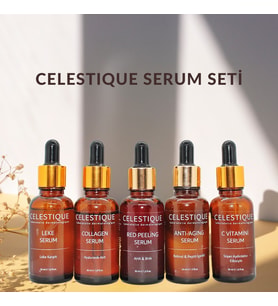 5li Serum Seti (Antı-Agıng, Red Peelıng, C Vitamini, Collagen, Leke Serumu)