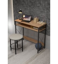 Çalışma Masası Bilgisayar Laptop Ofis Masası Okul Ev Beyaz