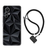 Xiaomi 12 Lite Kılıf Silikon Boyun Askılı İpli Desenli Silikon Prizmalar 1782