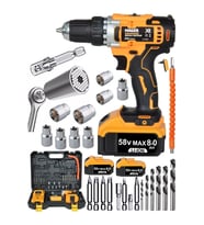 Max-xr 58 Vv8ah Akülü Şarjlı Vidalama Matkap Ve Efsane Gator 3 Lü Soket Izleyin