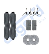 Dreame X40 MASTER-X40 ULTRA-L40 ULTRA UYUMLU 2 Ana Fırça 4 Yan Fırça 2 Filtre 2 Mop