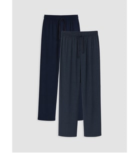 LC WAIKIKI Lacivert Regular Fit Erkek Pijama Altı 2'li Paket