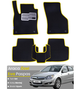 OPEL ASTRA H SEDAN (2004-2010) Uyumlu EVA Paspas Tam Set–Araca Özel,Kolay Montaj,Su Geçirmez