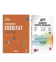 Ünlü Yayıncılık AYT Edebiyat Best Peak Soru ve 3D Edebiyat Sosyal Bilimler 1 Simülasyon Denemeleri Seti 2 Kitap