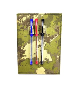 Askeri Yeni Kamuflaj Defter A5 (14,5x20 Cm) 120 Sayfa Kalemlikli