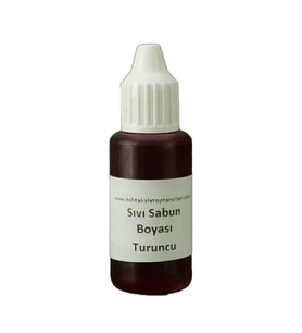 Sıvı Sabun Boyası Sıvı 10 GR  Turuncu