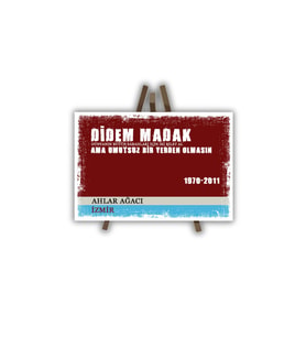 Ahşap Retro Masa Üstü Mdf Akıllı Tablo , Komik Sözler , Duvar Yazıları , Edebiyat - Akıllı182