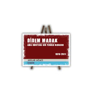 Ahşap Retro Masa Üstü Mdf Akıllı Tablo , Komik Sözler , Duvar Yazıları , Edebiyat - Akıllı182