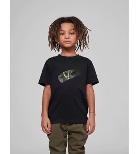 Çocuk Unisex Baskılı T-Shirt - Siyah