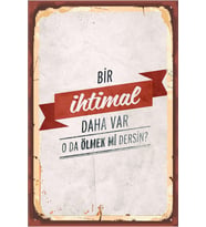 TSM  Tasarımlı Ahşap Poster