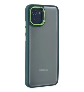 Durukar® Samsung Galaxy A03 Kılıf Dora Kapak - Haki Yeşil