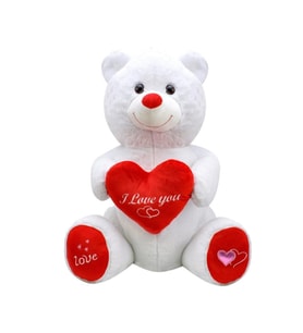 1028B Sevimli Ayı Beyaz 80 Cm