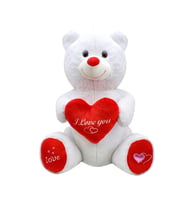 1028B Sevimli Ayı Beyaz 80 Cm