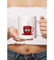 Coffe Tasarımlı Kupa Bardak