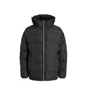 Jack Jones Jorgene Puffer Jacket Blk Erkek Günlük Mont 12215443-BLACK Siyah