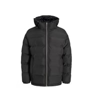 Jack Jones Jorgene Puffer Jacket Blk Erkek Günlük Mont 12215443-BLACK Siyah