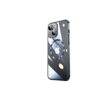 Apple iPhone 13 Uyumlu Kılıf Wireless Şarj Özellikli Sert PC Zore Riksos M-safe Kapak (Siyah)