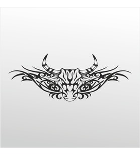 Folyo Sticker Boğa Deseni 80cm Uzunluk (Karışık)