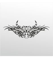 Folyo Sticker Boğa Deseni 80cm Uzunluk (Karışık)