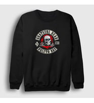 Presmono Unisex Siyah Paleto Bay Grateful Dead Sweatshirt 385200tt