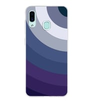 Samsung Galaxy A30  Kapak Renk Cümbüşü Tasarımlı Şeffaf Silikon Kılıf