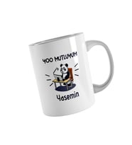 (İsme Özel) Yoo Mutluyum Yazılı Pandalı Kupa