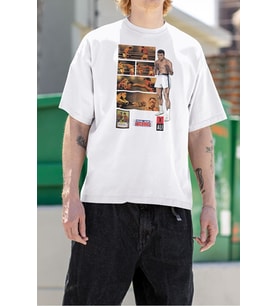 Efsane Boksör Muhammed Ali Clay Baskılı Unisex Oversize Tasarım Tişört
