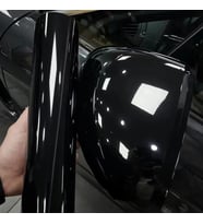 ESEMİZ Piano Black Siyah Hava Kanallı Parlak Koruma Jelatinli Folyo 50Cm X 1 Metre