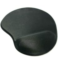 300521 Bileklik Destekli Siyah Mouse Pad