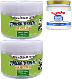 Çörek Otu 2 Adet 150 ml + Snow Kitten 50 ml Menthol Balm / Teskin Seti