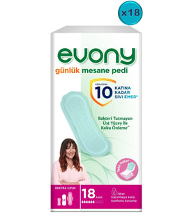 Evony Günlük Mesane Pedi Ekstra Uzun 324 Adet (18PK*18)