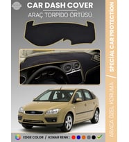 FORD FOCUS 2 (2005-2008) Torpido Örtüsü Panel Torpido Koruma Tam Uyum Çatlamayı Önler Kolay Montaj