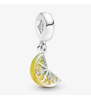 Nur Silver Limon Dilimi Gümüş Charm NUR-CM00381