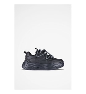 Vicco Dublin Phlon Hafif Taban Bağcıklı Sneaker SİYAH