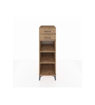 Kronos Dolap 2 Raflı 2 Çekmeceli 44x59x134 Çam-Çam