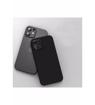 Iphone 7-8 0,2 Mm Pp Buzlu Ultra Ince Sert Silikon Kamera Korumalı Kılıf Siyah