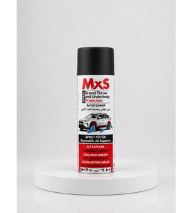 MxS Sprey Pütür Siyah Boyanabilir Alt Kaplama 400 ml – Araç Altı Koruma Spreyi