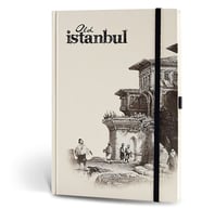 Eski İstanbul journal Çizgili Lastikli Konak