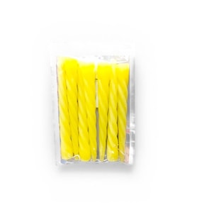 Mum Şamdan Sarı 16 Cm 7'li Paket