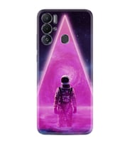 Tecno Pova Neo Kılıf Resimli Desenli Silikon Platinium Series Astro Purple2 1907