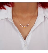 Papatya Figürlü Açılabilir Rose Kolye- 925 Ayar Gümüş